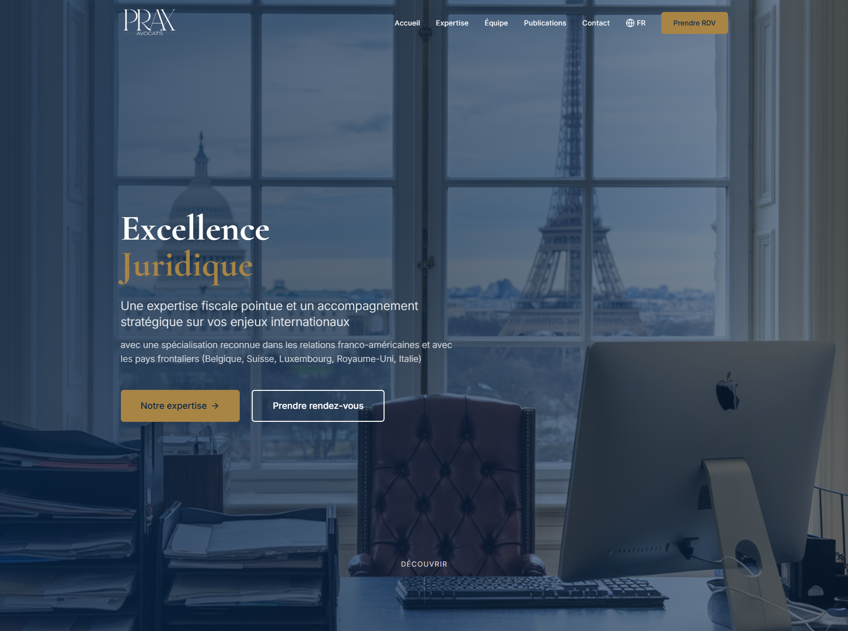 PRAX Avocats Website